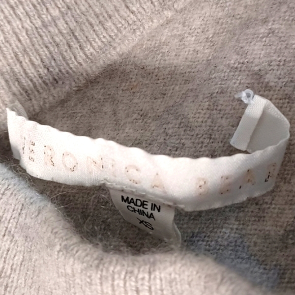 Veronica Beard 100% Cashmere Cold-Shoulder Jumper Sweater - Picture 11 of 11